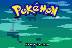 Pokemon Hyetology (beta 1.1) Title Screen